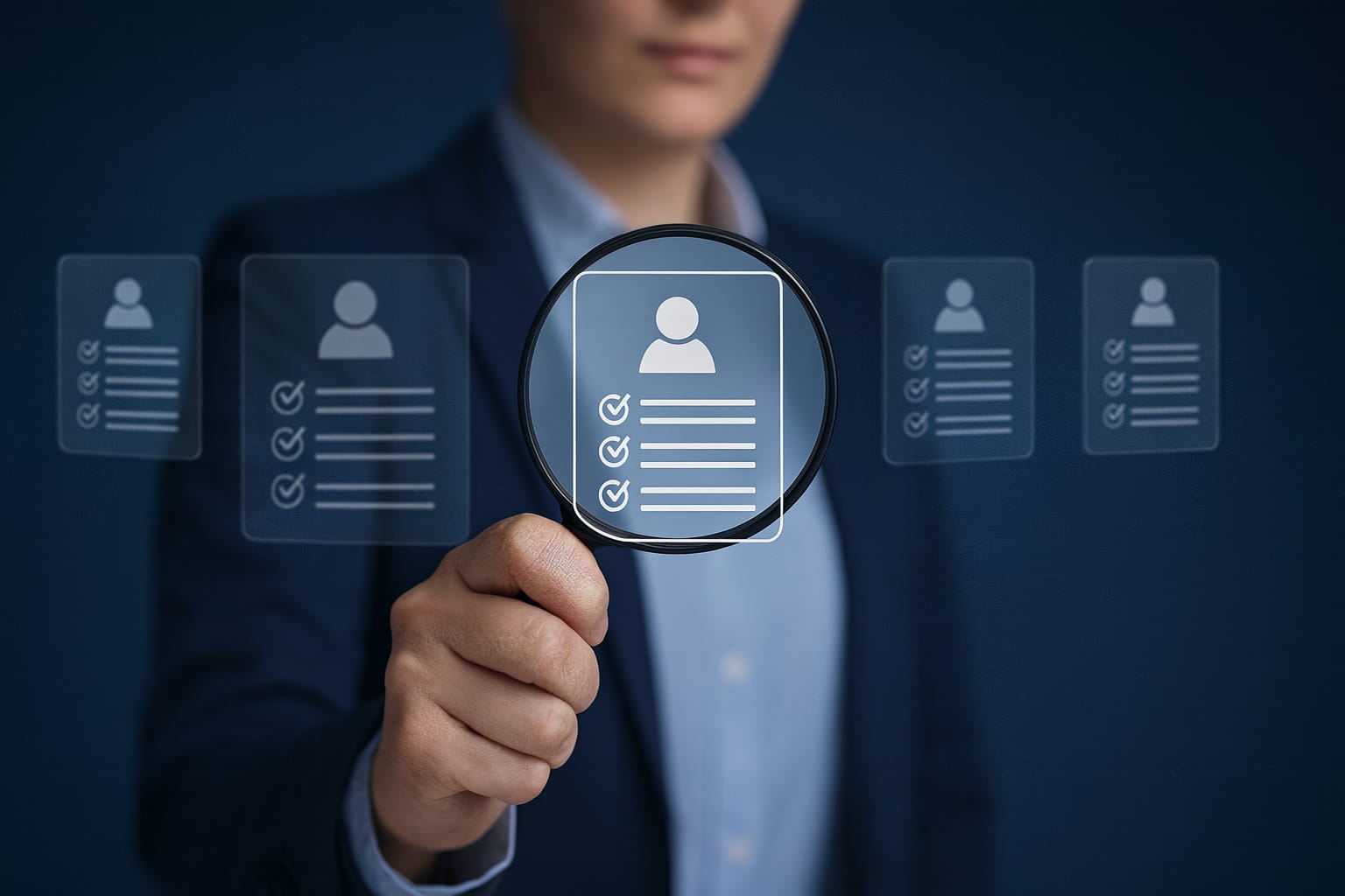 Profissionais de RH em recrutamento e seleção